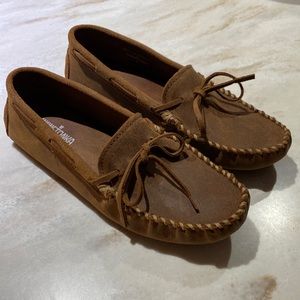 Minnetonka Leather Mens Driving Moc Size 9.5